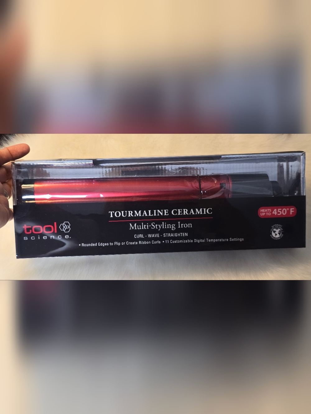 Tool Science Tourmaline Ceramic Multi Styling Iron Unisex New in Box - Picture 6 of 8